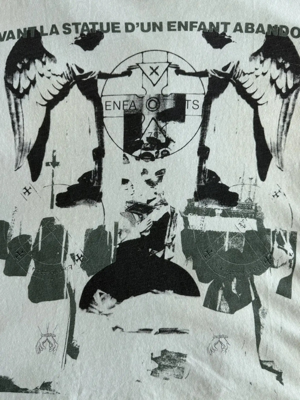 Nun Kicks Baby T-shirt Tee
