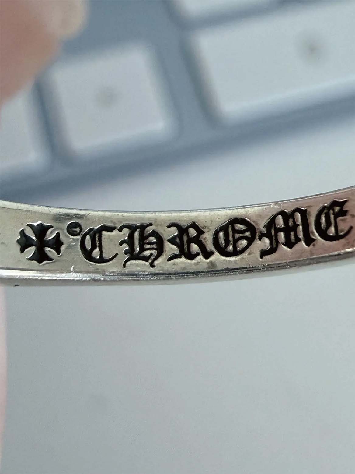 Baby Floral Cross Ring
