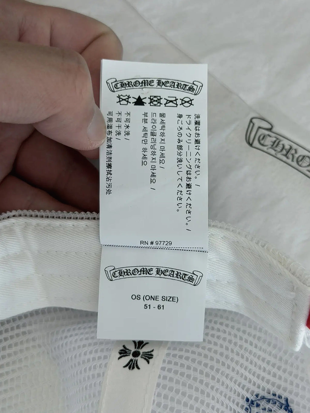 Chrome Hearts Red White Blue Trucker Hat USA 4th Of July