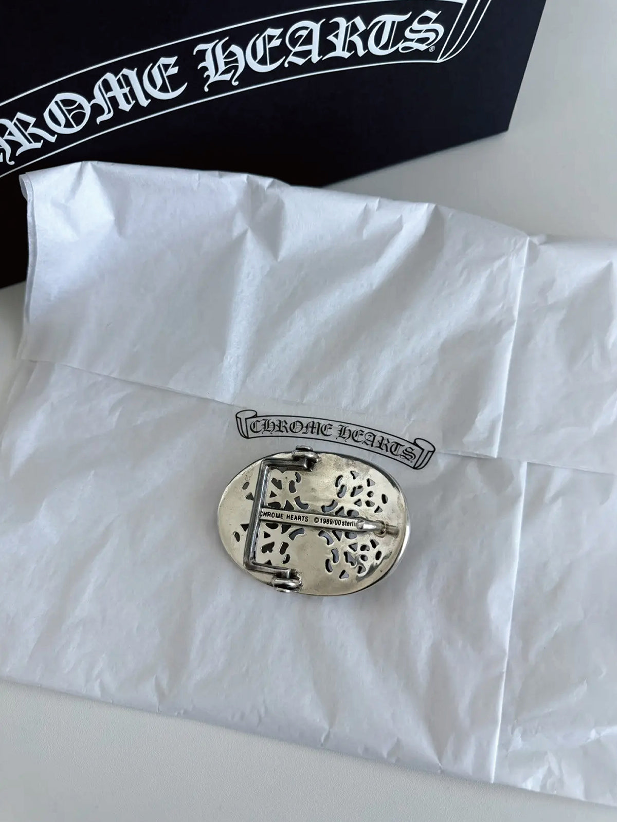 Oval Cross Belt Buckle