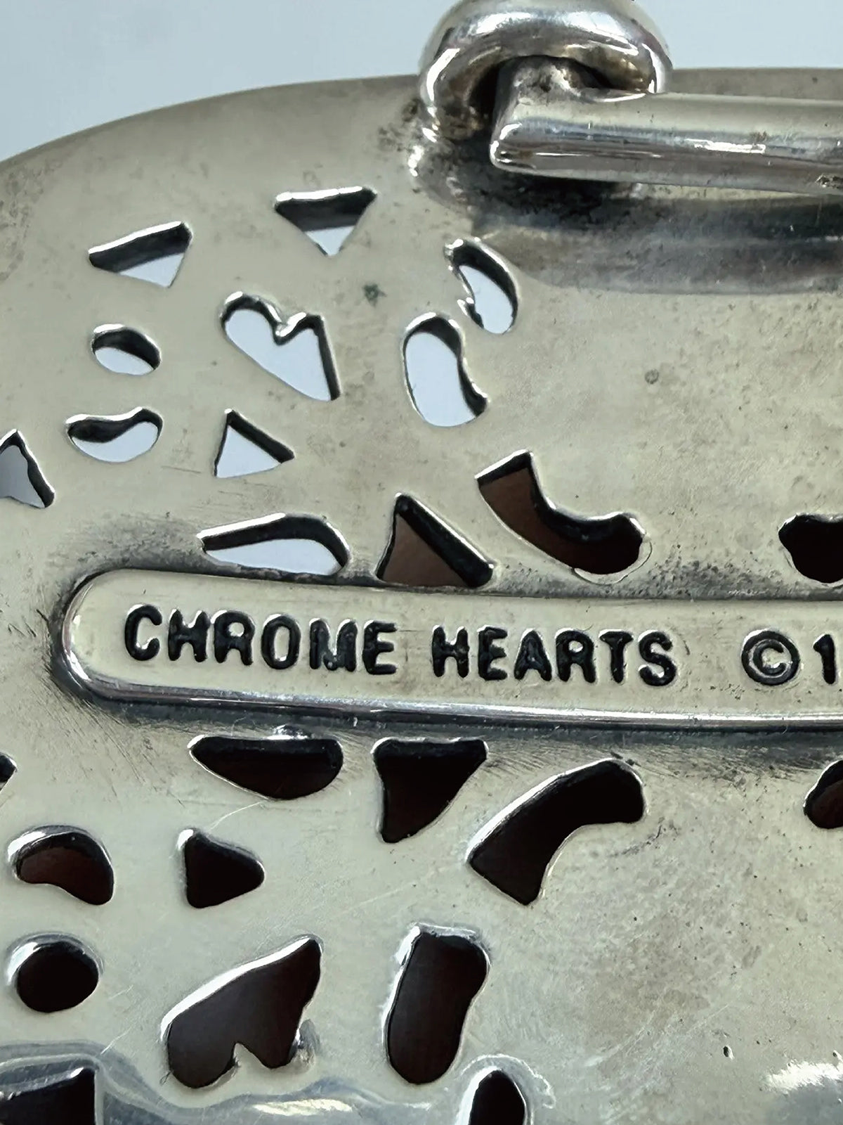Oval Cross Belt Buckle