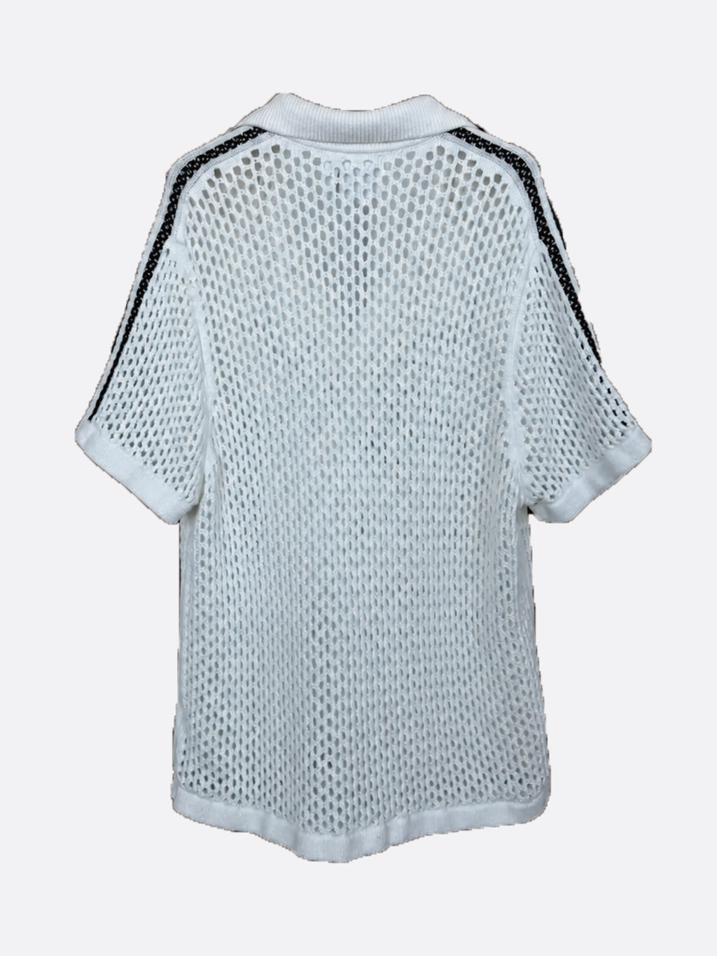 Chen Crochet Polo Shirt