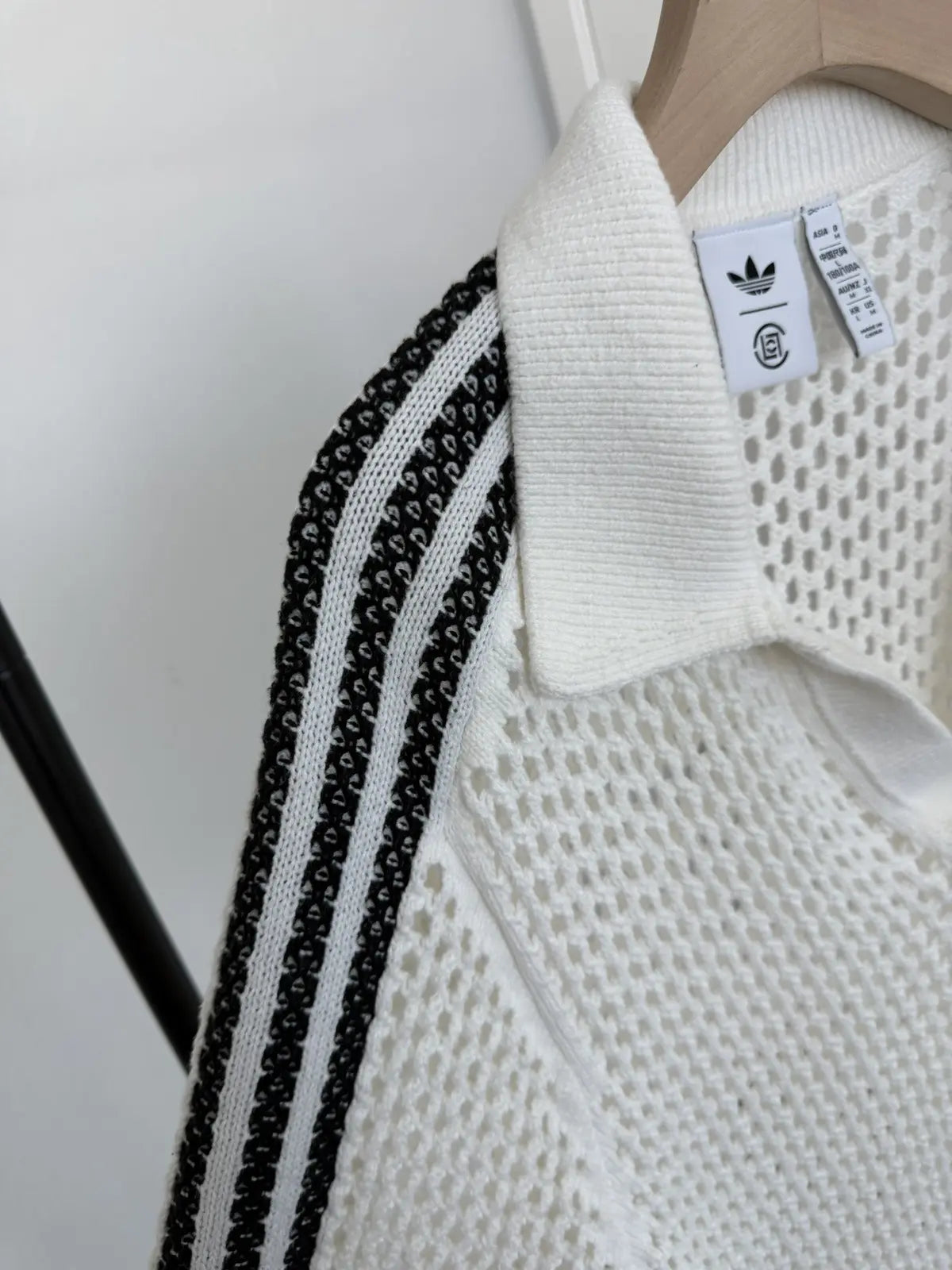 Chen Crochet Polo Shirt