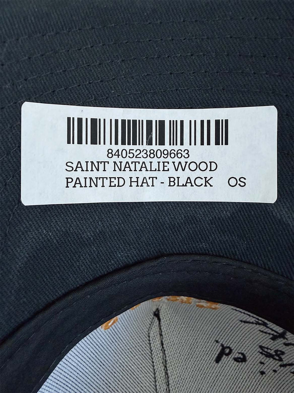 Saint Natalie Wood Hat Black