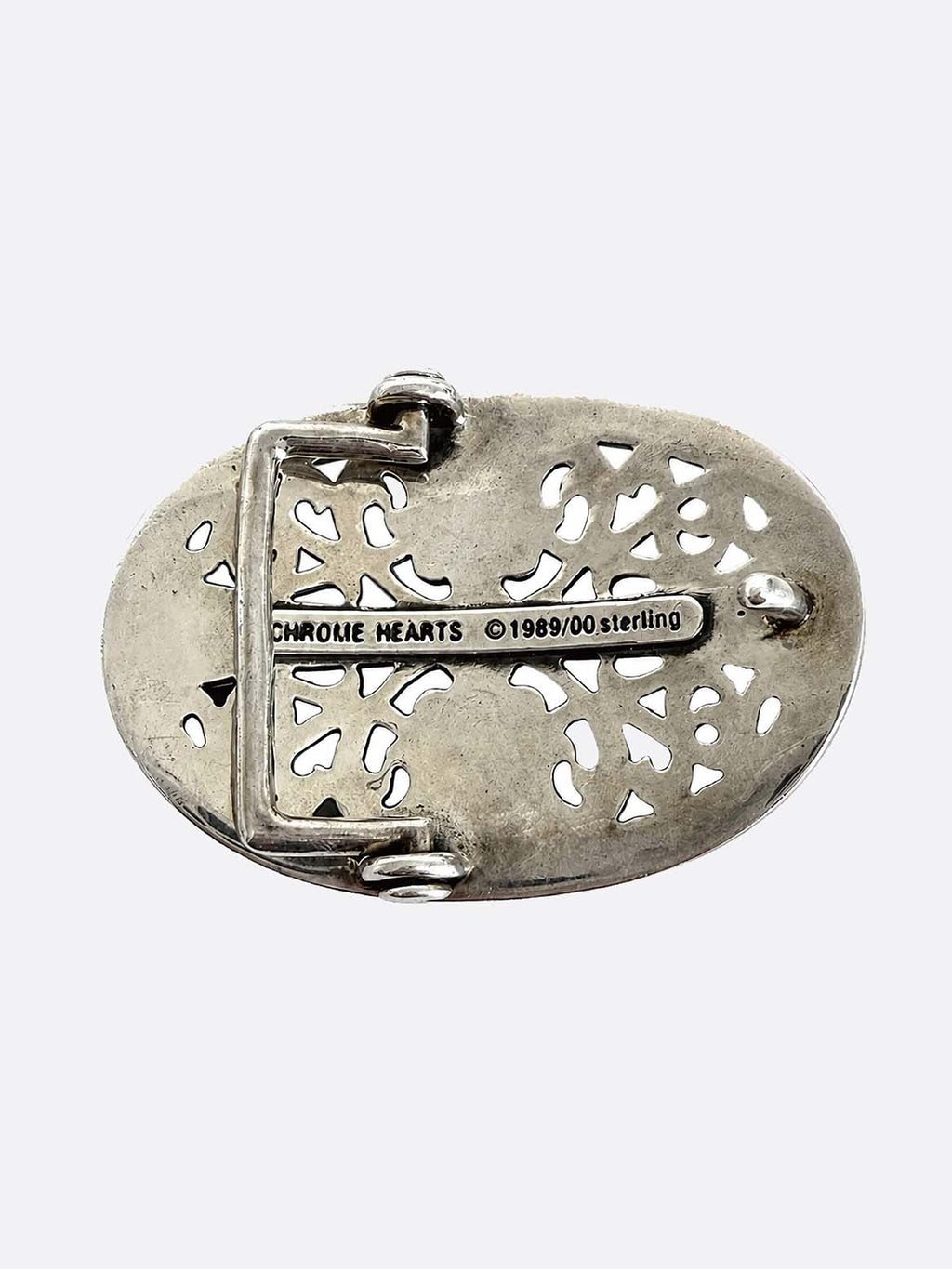Oval Cross Belt Buckle