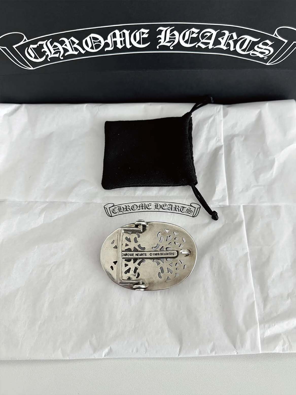 Oval Cross Belt Buckle