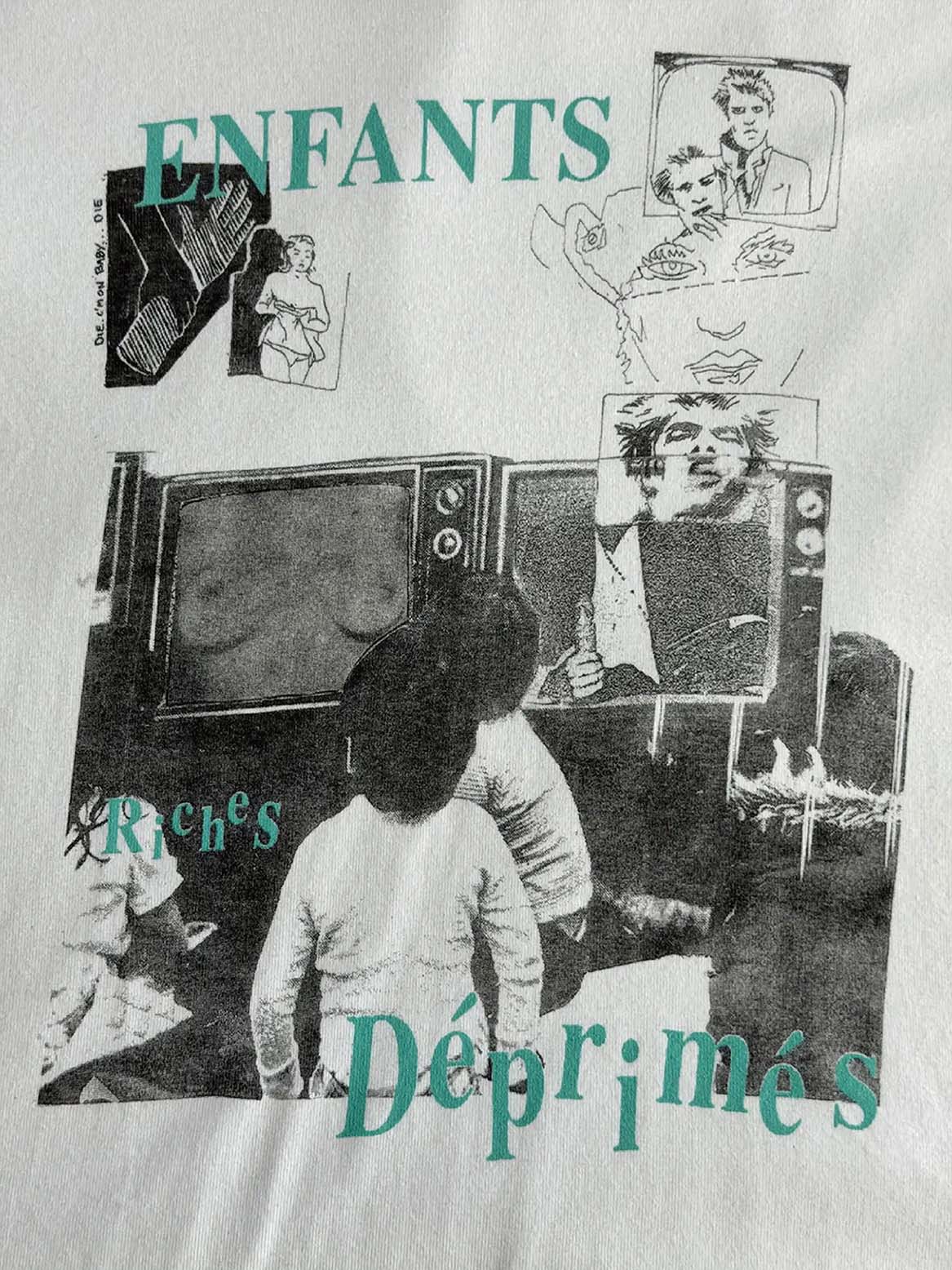 Ivory Le Television T-shirt Tee