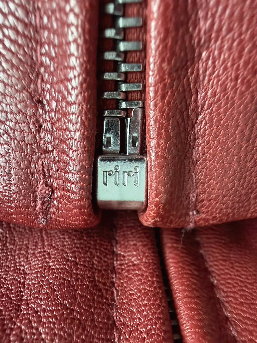 Opium Den Frank Red Leather Jacket