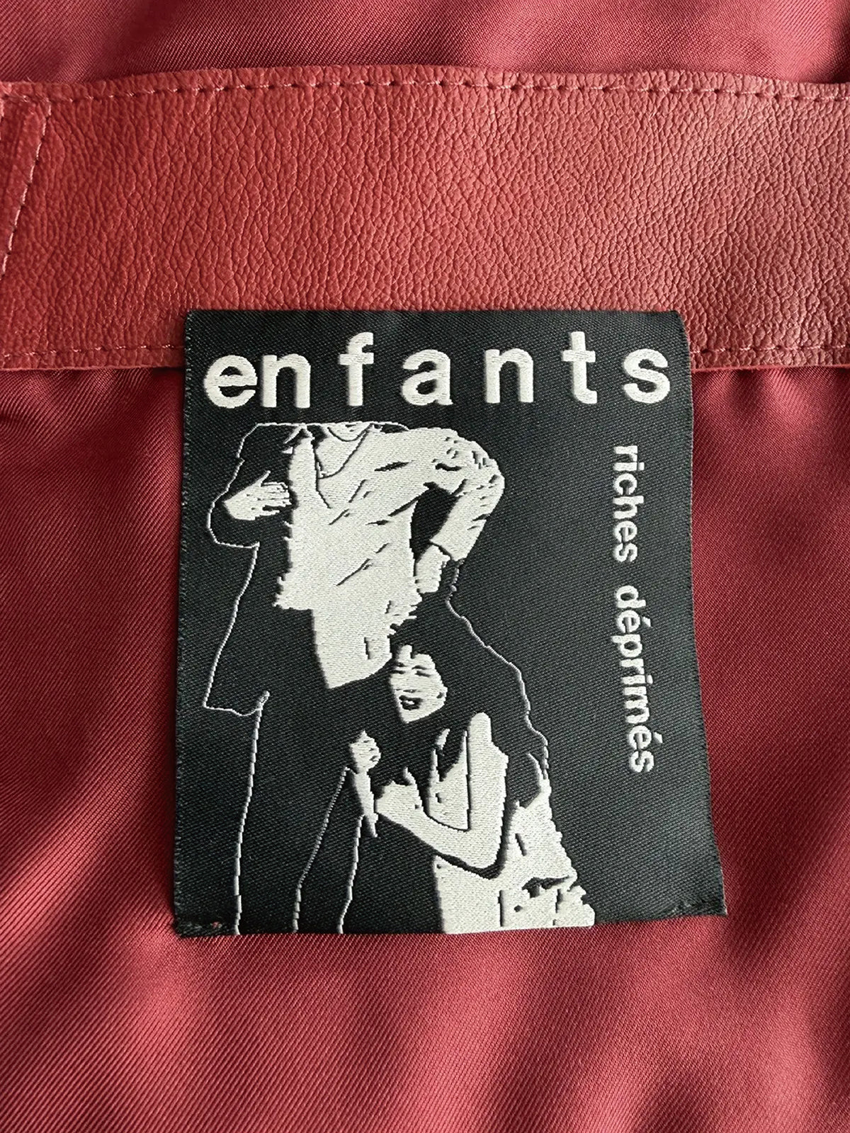 Opium Den Frank Red Leather Jacket