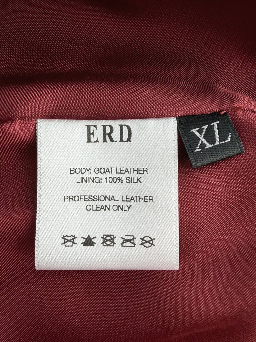 Opium Den Frank Red Leather Jacket
