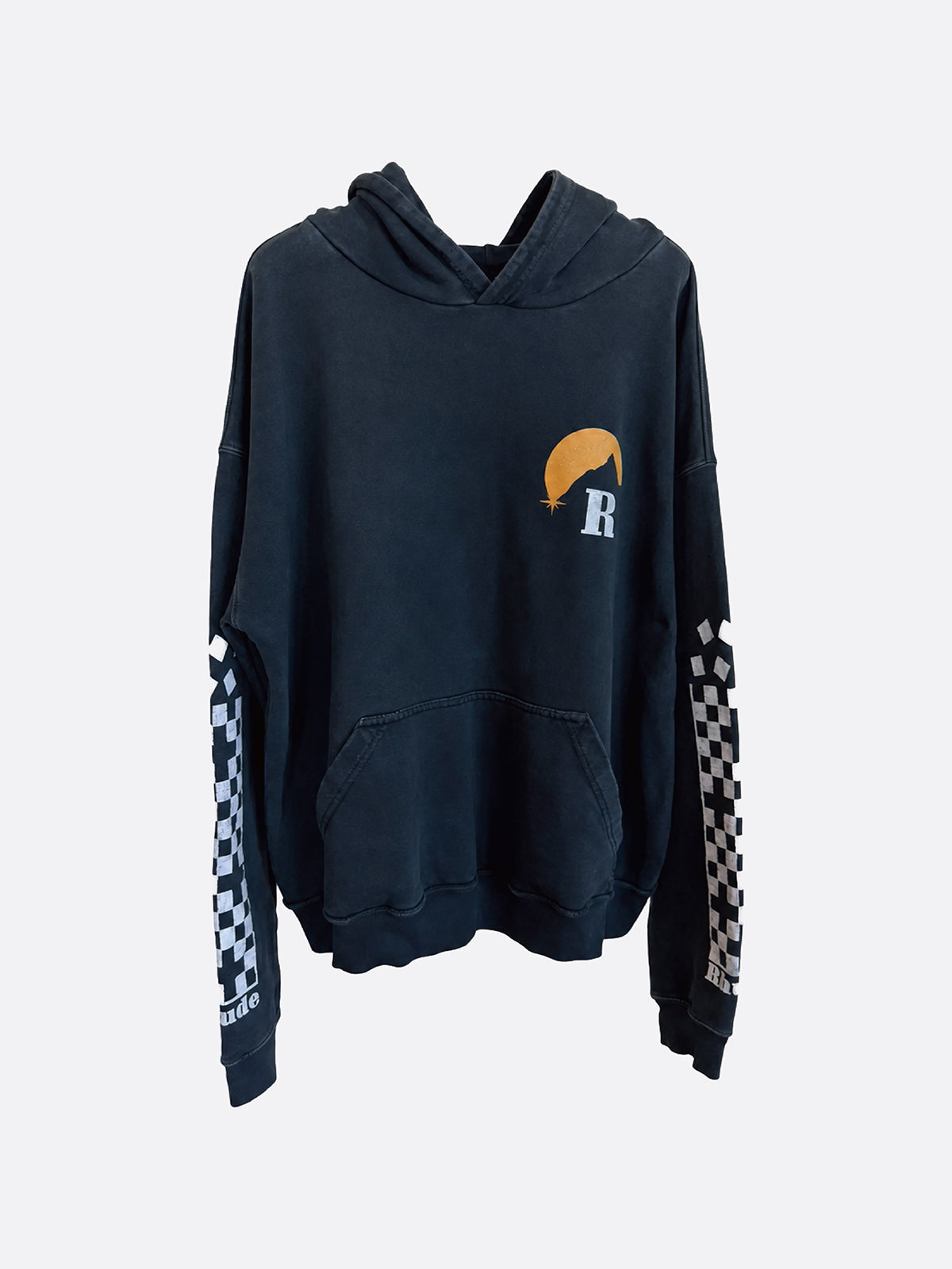 Yellow Moonlight Mountain Sunset Hoodie