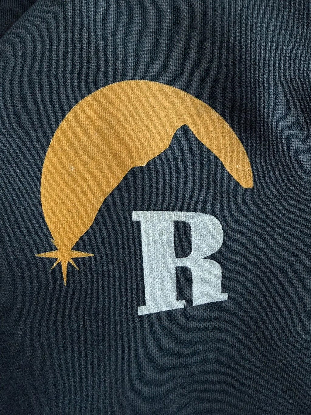 Yellow Moonlight Mountain Sunset Hoodie