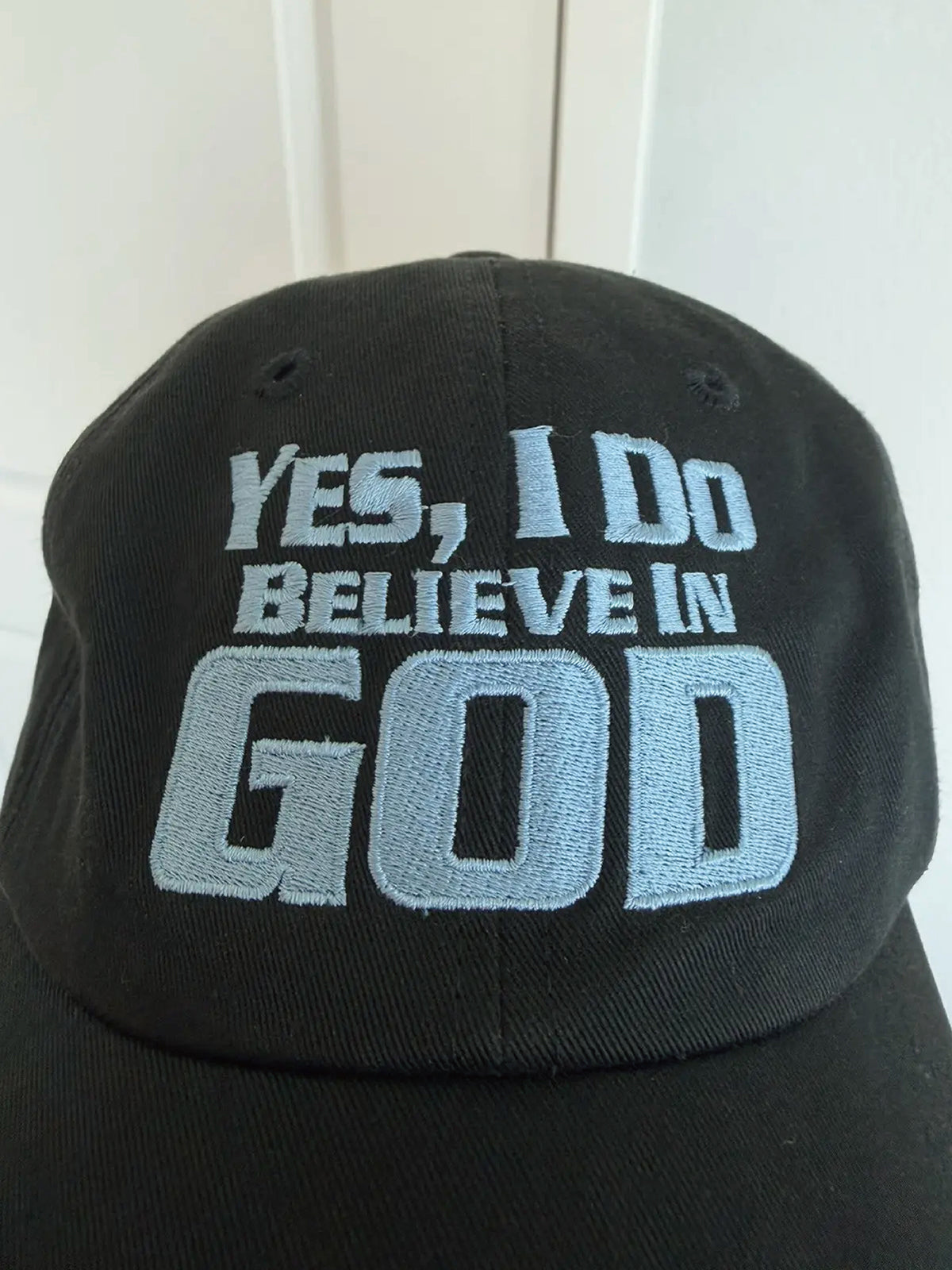 Yes I Do Believe in God Hat Cap
