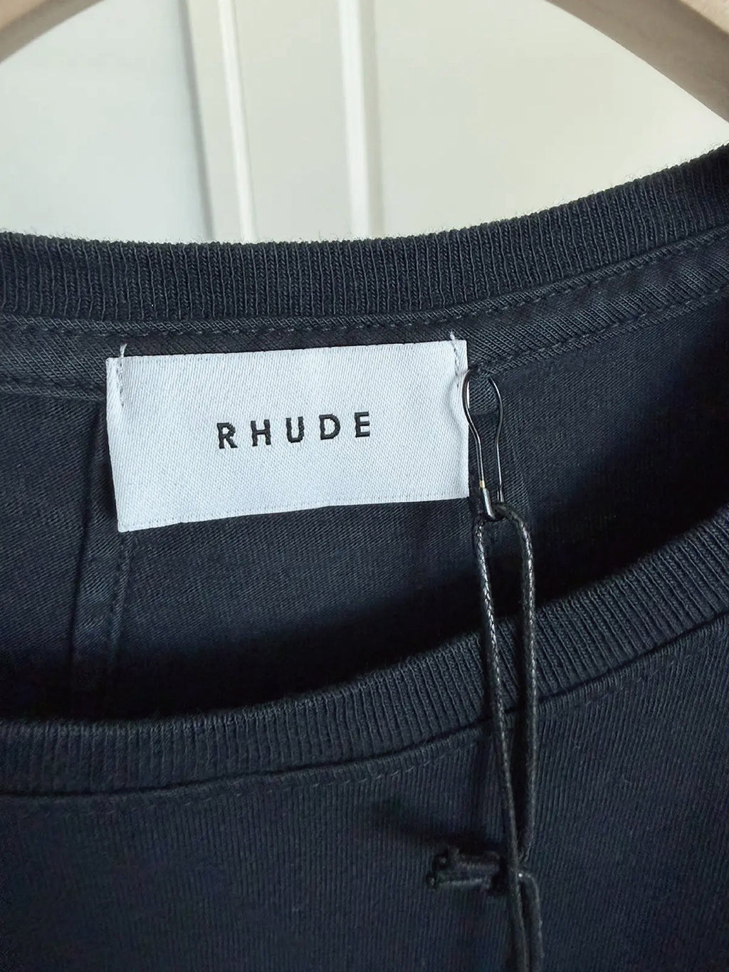 Rhude Yellow Moonlight Logo Tee T-Shirt