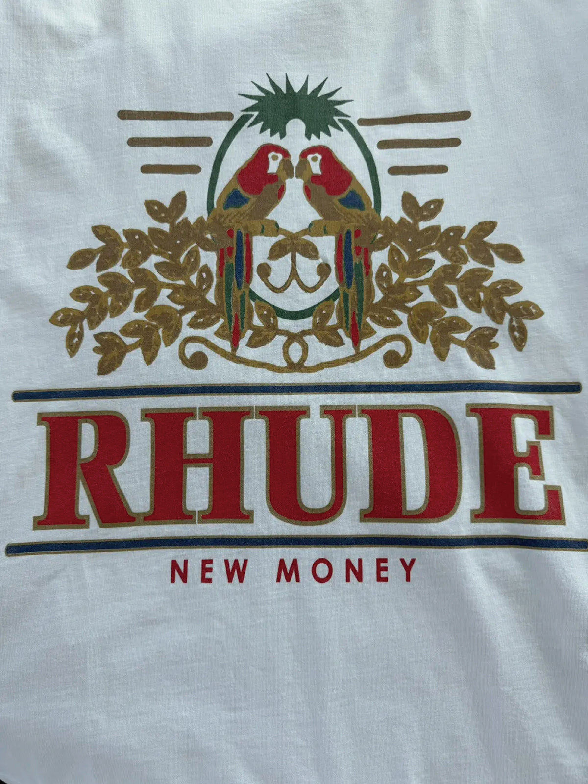 Rhude New Money Parakeet Tee T-Shirt