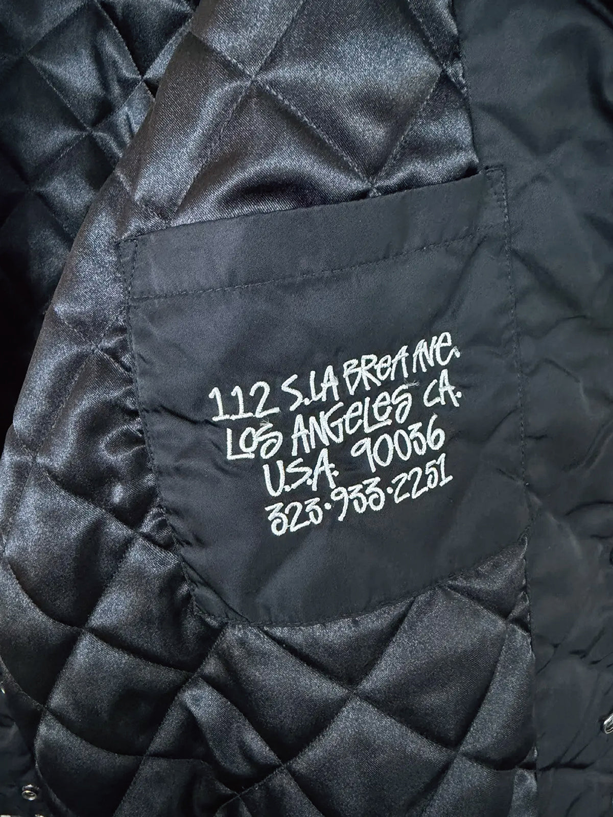 Los Angeles Chapter Satin Varsity Jacket