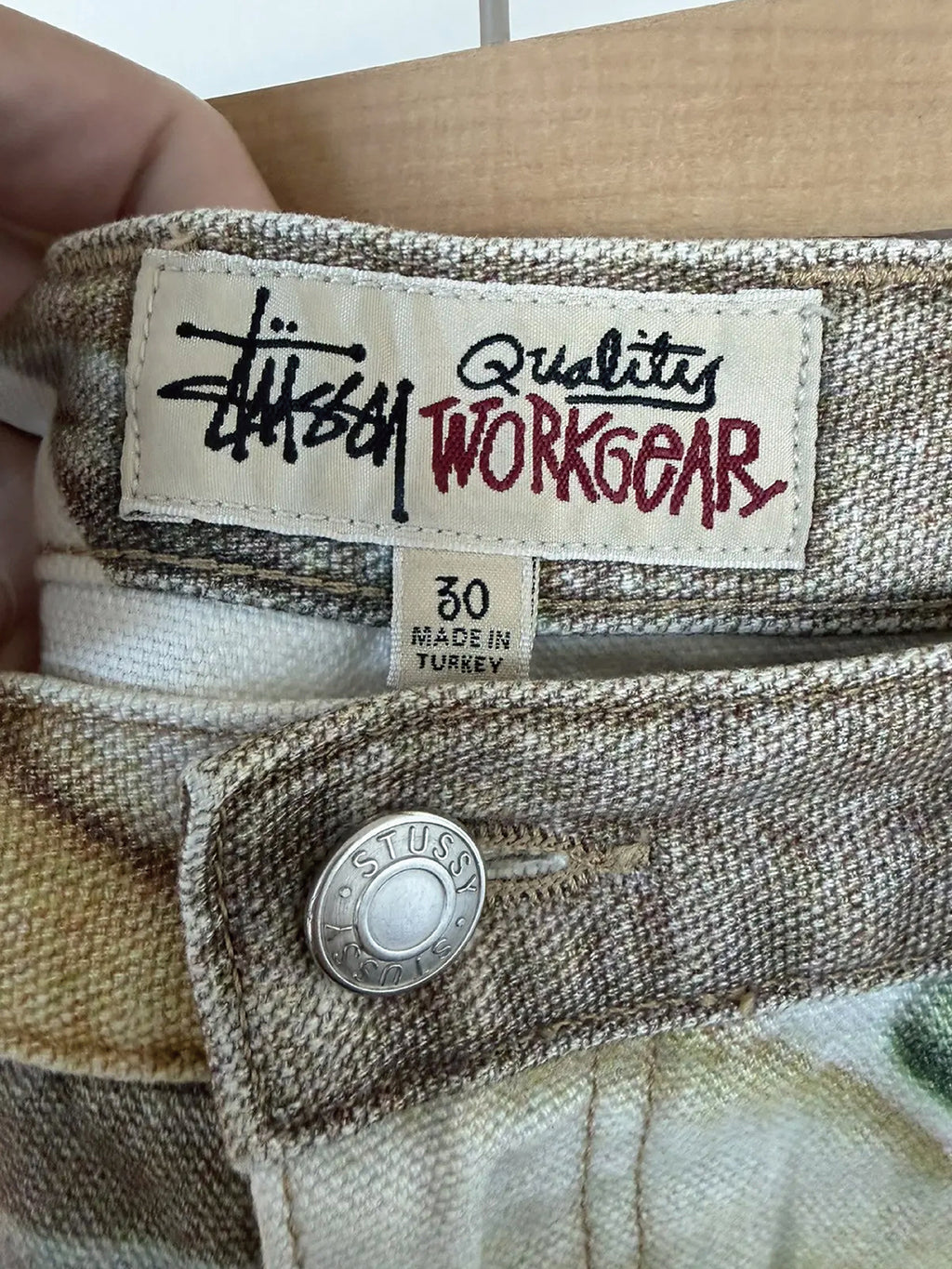 Canvas Work Pant Baja Print Carpenter - Rare Piece