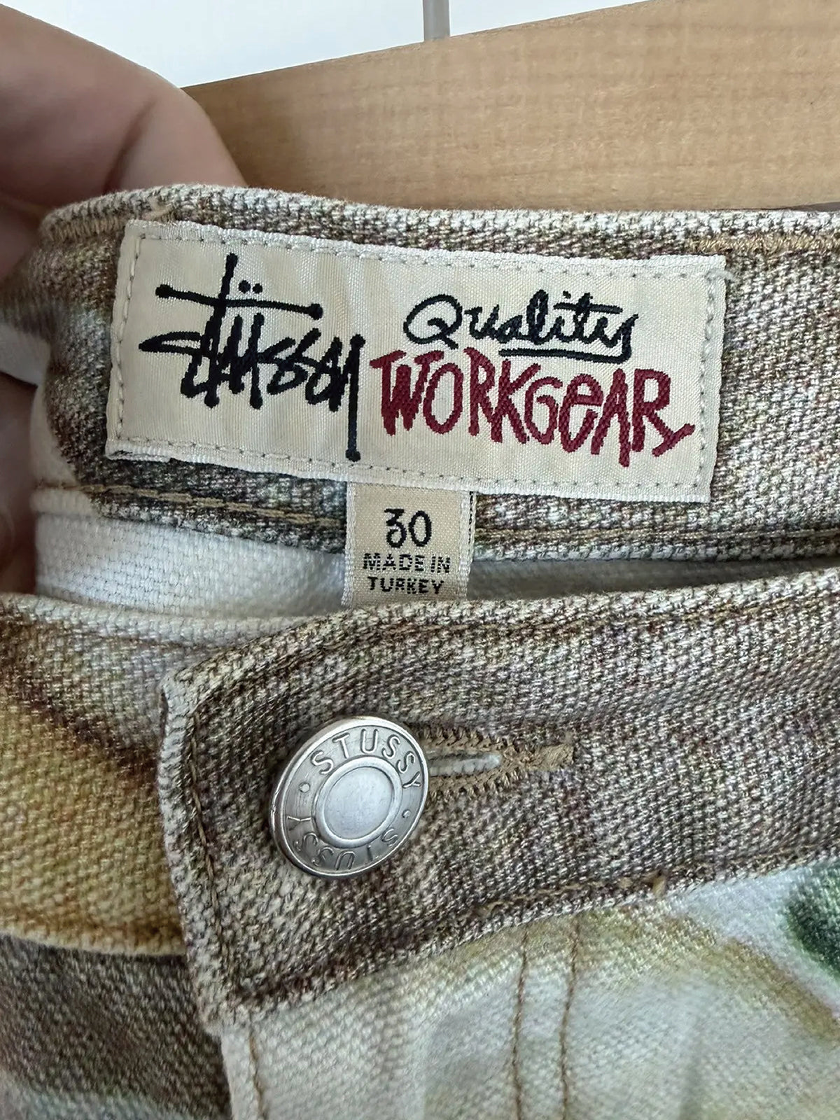Canvas Work Pant Baja Print Carpenter - Rare Piece