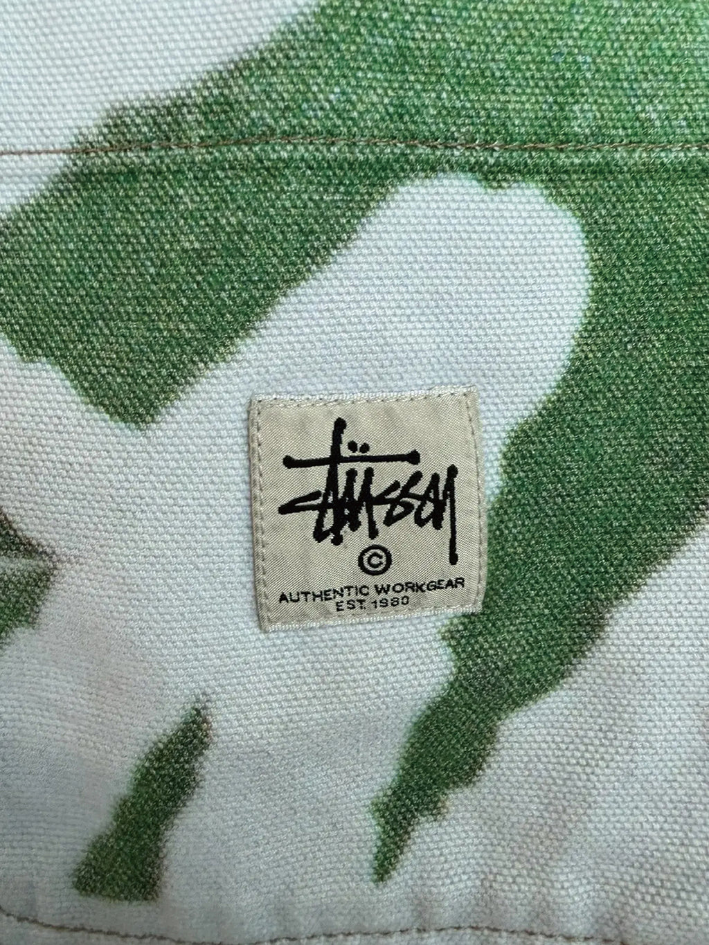 Canvas Work Pant Baja Print Carpenter - Rare Piece