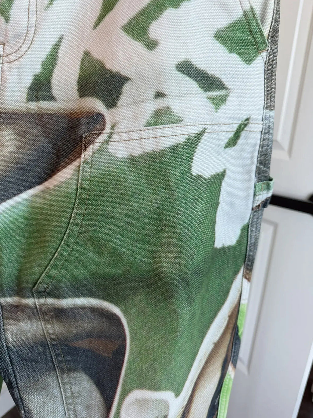 Canvas Work Pant Baja Print Carpenter - Rare Piece