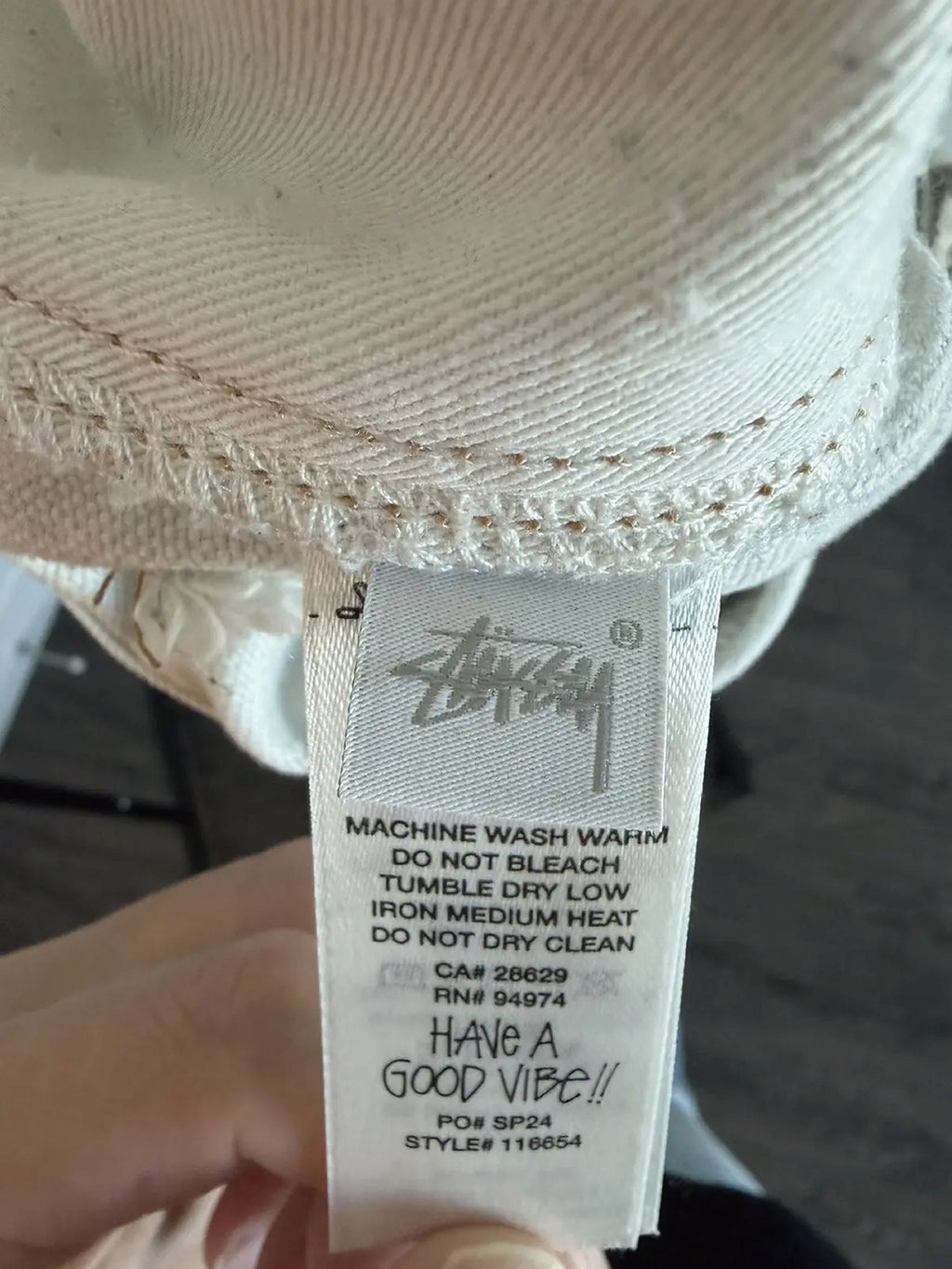 Canvas Work Pant Baja Print Carpenter - Rare Piece