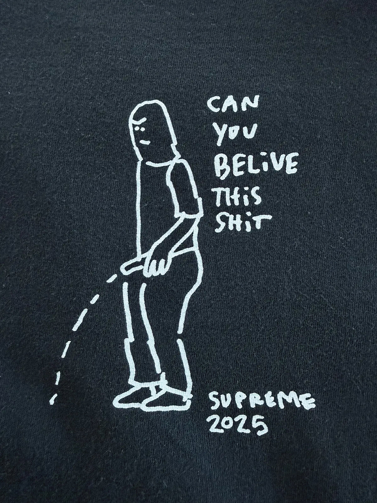 Can You Believe This Shit Black Gonz Tee T-Shirt